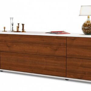 Lowboard Assunta, Walnuss (180x49x35cm)