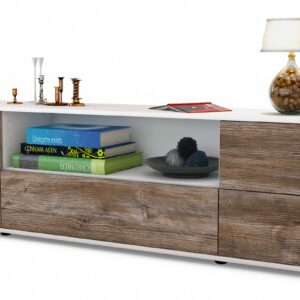 Lowboard Atlanta, Treibholz (180x49x35cm)