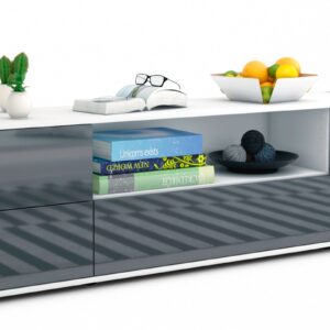 Lowboard Atlanta, Grau (180x49x35cm)