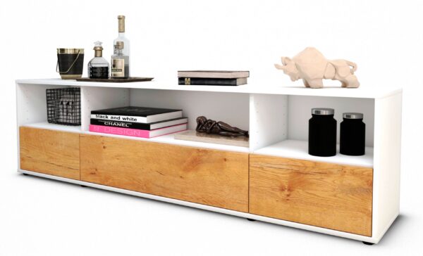 Lowboard Aurelia, Eiche (180x49x35cm)
