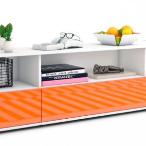 Lowboard Aurelia, Orange (180x49x35cm)