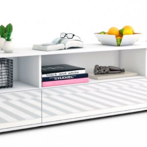 Lowboard Aurelia, Weiß (180x49x35cm)