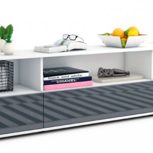 Lowboard Aurelia, Grau (180x49x35cm)