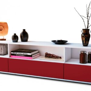 Lowboard Aurelia, Bordeaux (180x49x35cm)