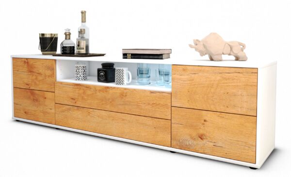Lowboard Aurora, Eiche (180x49x35cm)