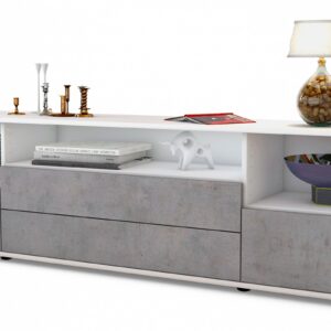 Lowboard Azula, Beton (180x49x35cm)