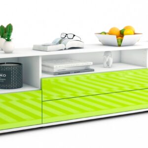 Lowboard Azula, Grün (180x49x35cm)