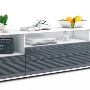Lowboard Azula, Grau (180x49x35cm)