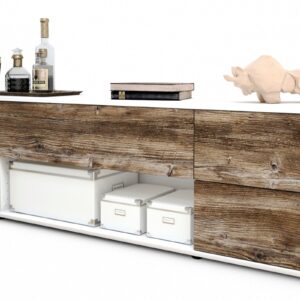 Lowboard Babetta, Treibholz (180x49x35cm)