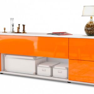 Lowboard Babetta, Orange (180x49x35cm)