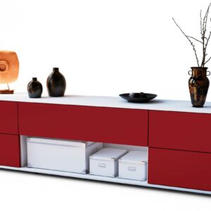 Lowboard Babetta, Bordeaux (180x49x35cm)
