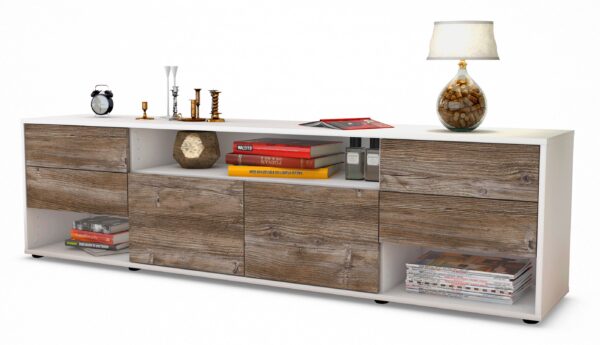 Lowboard Barbara, Treibholz (180x49x35cm)