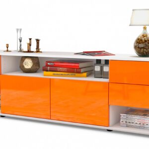 Lowboard Barbara, Orange (180x49x35cm)