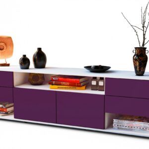 Lowboard Barbara, Lila (180x49x35cm)
