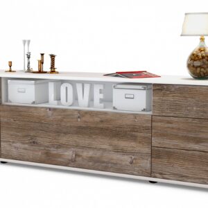 Lowboard Beatrice, Treibholz (180x49x35cm)