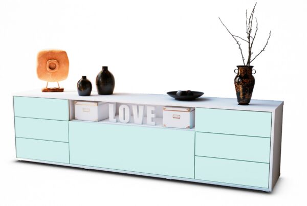 Lowboard Beatrice, Mint (180x49x35cm)