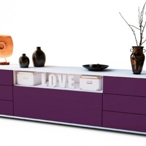 Lowboard Beatrice, Lila (180x49x35cm)