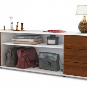 Lowboard Belinda, Walnuss (180x49x35cm)