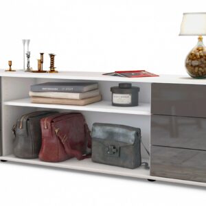 Lowboard Belinda, Grau (180x49x35cm)