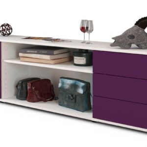 Lowboard Belinda, Lila (180x49x35cm)