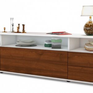 Lowboard Bella, Walnuss (180x49x35cm)