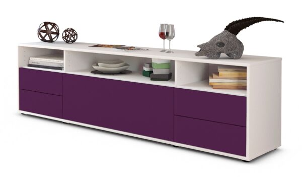 Lowboard Bella, Lila (180x49x35cm)