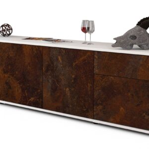 Lowboard Benedetta, Rost (180x49x35cm)