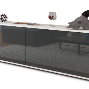Lowboard Benedetta, Grau (180x49x35cm)