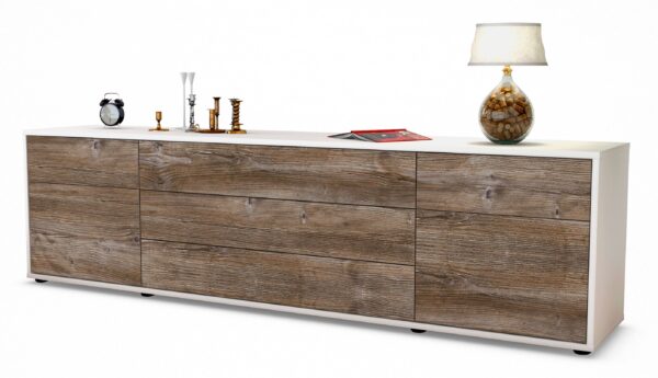Lowboard Benita, Treibholz (180x49x35cm)