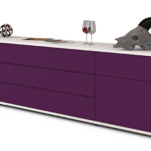 Lowboard Benita, Lila (180x49x35cm)