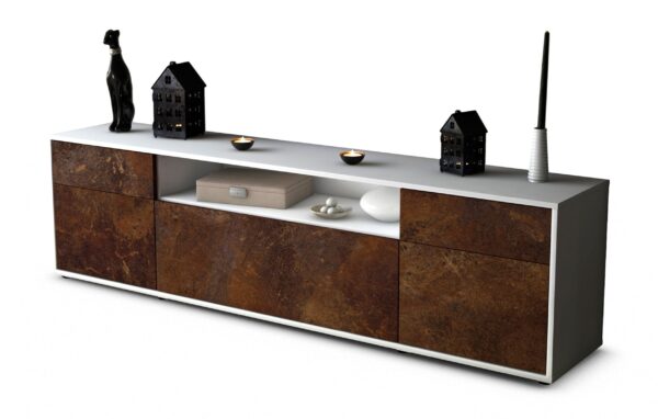 Lowboard Bernadetta, Rost (180x49x35cm)