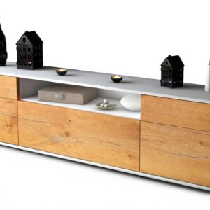 Lowboard Bernadetta, Eiche (180x49x35cm)