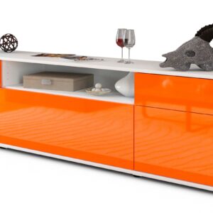 Lowboard Bernadetta, Orange (180x49x35cm)