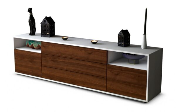 Lowboard Bettina, Walnuss (180x49x35cm)
