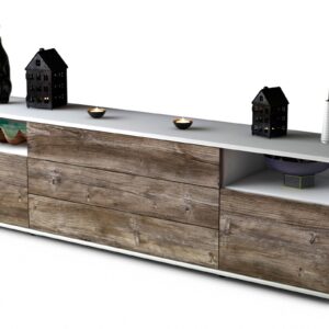 Lowboard Bettina, Treibholz (180x49x35cm)