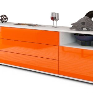 Lowboard Bettina, Orange (180x49x35cm)