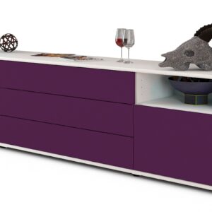 Lowboard Bettina, Lila (180x49x35cm)