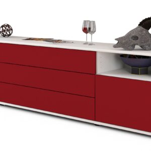Lowboard Bettina, Bordeaux (180x49x35cm)
