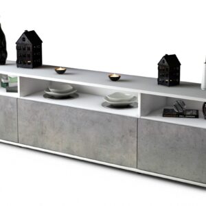 Lowboard Bianca, Beton (180x49x35cm)