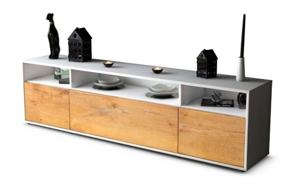 Lowboard Bianca, Eiche (180x49x35cm)