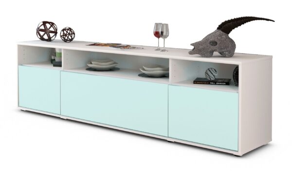 Lowboard Bianca, Mint (180x49x35cm)