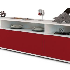 Lowboard Bianca, Bordeaux (180x49x35cm)