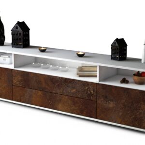 Lowboard Biancaneve, Rost (180x49x35cm)