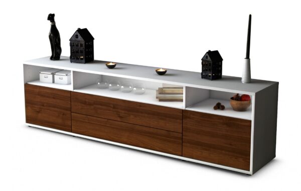Lowboard Biancaneve, Walnuss (180x49x35cm)