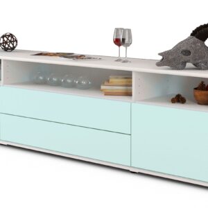Lowboard Biancaneve, Mint (180x49x35cm)