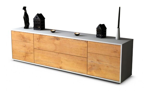 Lowboard Bibiane, Eiche (180x49x35cm)