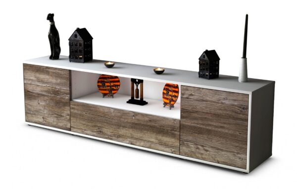 Lowboard Biggi, Treibholz (180x49x35cm)