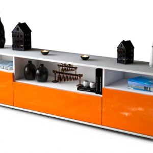 Lowboard Bionda, Orange (180x49x35cm)