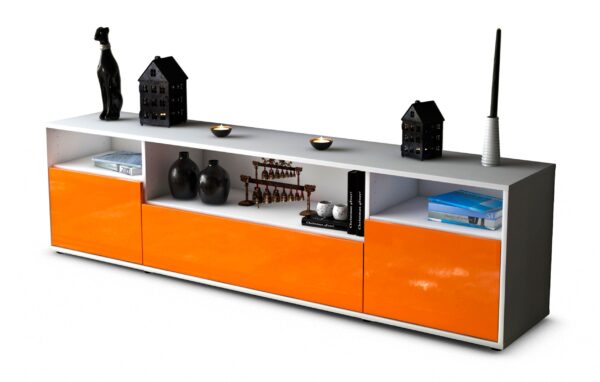 Lowboard Bionda, Orange (180x49x35cm)