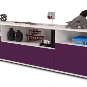 Lowboard Bionda, Lila (180x49x35cm)